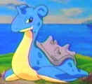 A Lapras! <font color=yellow> Better watch it's water and ice attacks.
